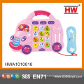 Hot sale funny assemble des jouets en plastique pour enfants aveugles avec lumière et musique